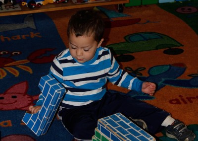 Building his future, one block at a time.